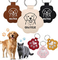 Custom Leather Pet Fur Keychain – Personalized Memorial Keepsake Keyring for Friend, Dog Cat Hair Sympathy Gifts﻿