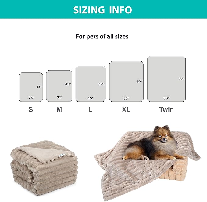 Waterproof Dog Blanket, Soft Fleece Blanket for Couch Protector, Reversible Pet Blankets Furniture Protector Cover for Small Medium Large Dogs Cats (Navy, 60"x80")
