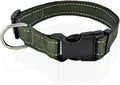 Adjustable Nylon Dog Collar, Reflective Collar 1 Inch 3/4 Inch 5/8 Inch Wide, for Large Medium Small Dogs