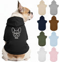 Personalized Dog Hoodie, Custom Embroidered Name Pet Hoodie, Warm Winter Outfit for Dogs, Pet Clothes, Gift for Dog Lovers 7