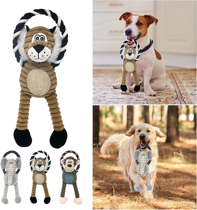 Puppy Chew Toys, Funny Heavy Duty Cute Dog Toys Aggressive Chewers,Soft Durable Fabric Interactive Dog Toy for Aggressive Chewers for Indoor Teething Home Puppy Anxiety Relief Small Medium Breeds