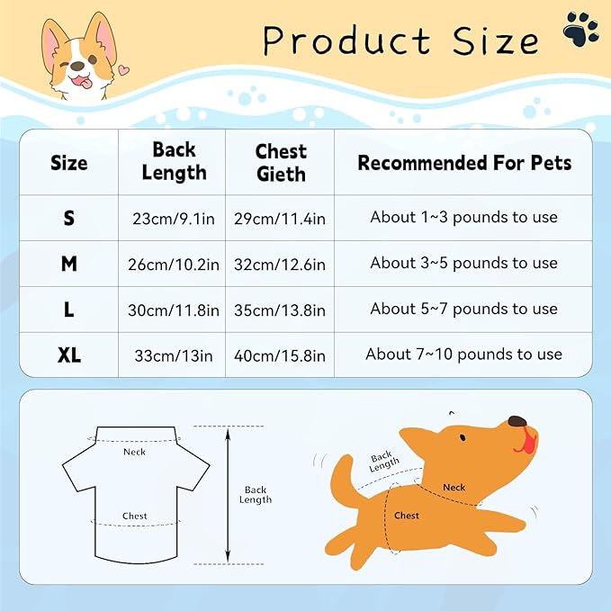 4Pcs Dog & Cat Shirts - Polka Dot & Stripe Sleeveless T-Shirts, Soft Breathable Pet Vests for Small to Medium Dogs & Cats