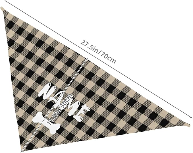 Custom Dog Bandanas with Your Text Logo Name Image Personalized Neckwear Bandana Soft Customized Pet Scarf Add Your Design Funny Gifts for Cat Dog Pet Style 02