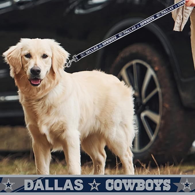 Dallas Cowboys NFL Dog & Cat Collar, X-Large Football Team Collar - Shiny & Colorful Licensed by The NFL