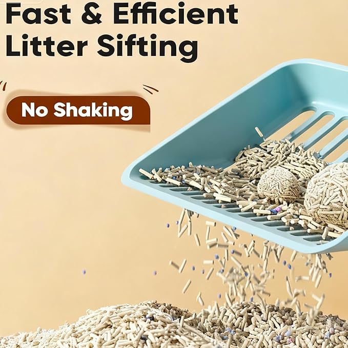 Cat Litter Scoop Litter Scooper Cat Scooper Deep Shovel Cat Litter Scoops Metal Cat Litter Scoop Sifting Shovel for Cat Litter Box
