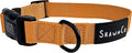 ShawnCo Dream Walk Dog Collar- Premium, Adjustable and Comfortable Pet Collar for Small, Medium, Large and Extra Large Dogs (L, Sunset Orange)