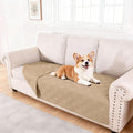 hyha Waterproof Dog Blanket, Reversible Pet Bed Blanket, Soft Sofa Couch Cover for Dogs Washable, Waterproof Pet Couch Covers for Sofa Puppy Cats Furniture Protector(40"x70", Camel/Camel)