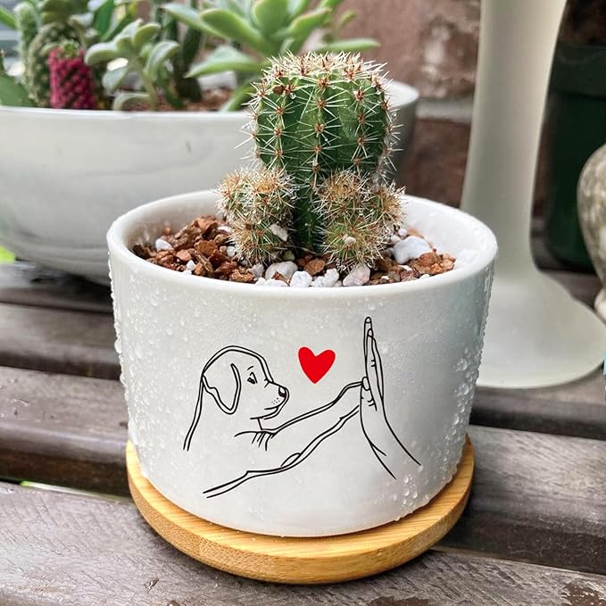 Window Garden Dog Planter Pots,Dog Gifts for Women/Men/Housewarming/Wedding/Festival Birthday Gifts Planter Pots,Outdoors/Indoors,Window Decor,Garden Decor,Yard Decor,Home Decor,Office
