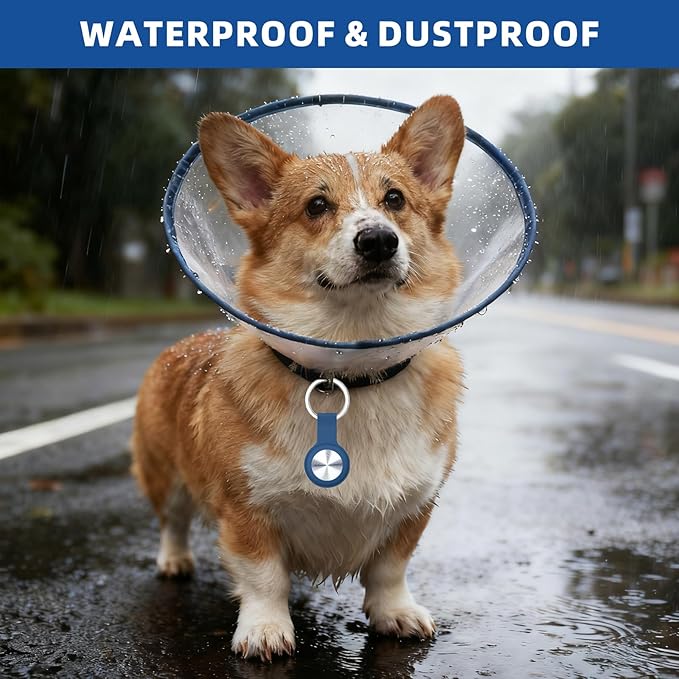 Tracker for Pets and Vehicles, Smart Dog and Cat Tracker Fits with iOS & Android, Real-Time Tracking & No SIM Card, No Subscription, Portable& Long Battery Life Locator