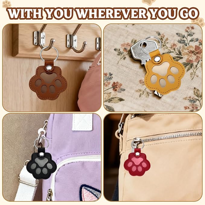 Custom Leather Pet Fur Keychain – Personalized Memorial Keepsake Keyring for Friend, Dog Cat Hair Sympathy Gifts﻿