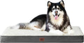 EHEYCIGA Orthopedic XXL Dog Beds for Jumbo Dogs with Removable Washable Cover, Beige, 50x36