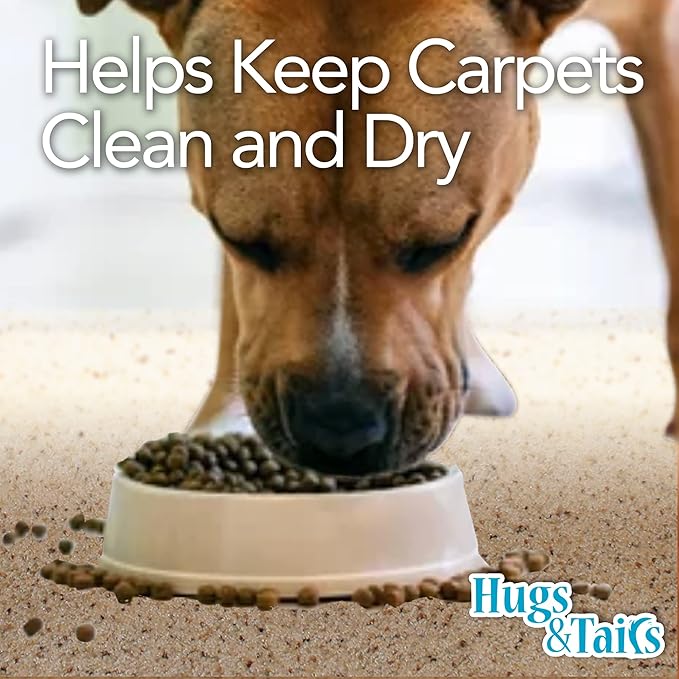Under Pet Cage Mat for Bird Cages, Reptile Aquariums, Dog Kennels, Water-Resistant Pad for Hard Floors and Surfaces, 46 Inches x 96 Inches, Black