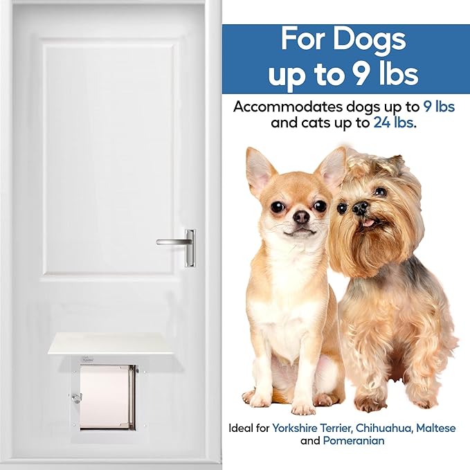 Plexidor Performance Pet Doors Universal Pet Door Awning - Door Canopy for Weather Protection, Spa, and Lawn Areas