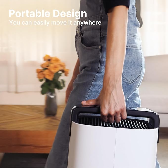 Air Purifiers for Home Large Room Up to 3600 Ft² with PM 2.5 Air Laser Sensor, HEPA 4-in-1 Filter for Airborne Particles, Sleep Mode for Allergies, Pet Hair in Bedroom, MR7566-WF, White, 1Pack+3Modes