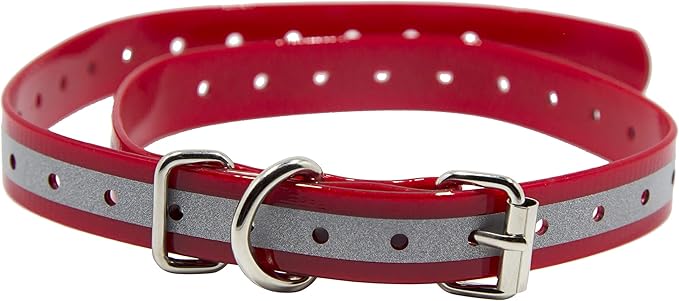 Universal 27 ½” X ¾” Replacement Band Strap for Dog Training Collar - Adjustable Waterproof TPU for Remote E-Collar, Static/Vibration Shock Trainer, Fits Most Bark Control & Obedience Devices