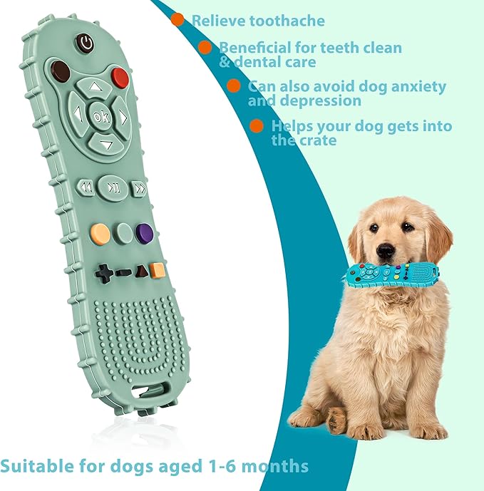 Natural Teething Rubber Chew Toys for Dogs - Stuffable Dog Toy for Extended Playtime - Chew & Fetch Toy for Puppies - for Small Puppies Tough Dog Toys for Aggressive Chewers Small Breed (Black)
