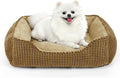 MIXJOY Dog Beds for Medium Dogs Washable, Rectangle Pet Bed Medium Size Dog, Orthopedic Sleeping Pet Sofa Bed, Soft Calming Cat Beds for Indoor Cats, Anti-Slip Bottom with Multiple Size