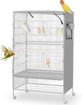 Bird Cage Cover, Large Birds Cage Covers for Night, Birds Cover for Cage with Adjustable Front Curtain, Blackout & Breathable Birdcage Covers for Parrot, Small Animals(Not Include Bird Cage)