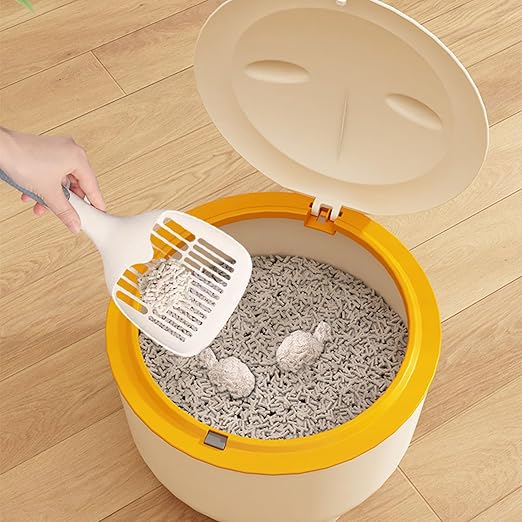 Odor Locking Cats Litter Disposal Can with Press Type Lid for Hygienic and Homes Environment Freshed Air Pet Supply Cats Waste Solution