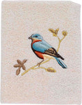Avanti Linens - Washcloth, Soft & Absorbent, Nature Inspired Bathroom Decor (Gilded Birds Collection)