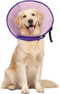 Dog Cone for Large Dogs After Surgery, Soft Dog Cone Collar for Dogs to Stop Licking, Adjustable Comfy E-Collar Alternative Lightweight Post-Surgery Recovery Elizabethan Collar for Pet