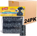 Glad for Pets Extra Large Scented Dog Poop Bags, Heavy Duty Tear-Resistant Pet Waste Pickup Bags with Fresh Scent, Easy-Tie Handles for Walking, Camping, Travel, 90 Count - 24 Pack