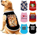 Custom Dog Shirt with Name Photo Text Logo Personalized Dog Pullover Shirts Customized T Shirt Clothes Gifts for Small Medium Large Dogs Cats Pet