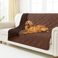 Smiry Waterproof Dog Bed Cover Blanket 52x82, Soft Reversible Pet Blanket, Washable Leakproof Cats Dogs Couch Cover for Sofa, Couch, Furniture, Brown/Chocolate