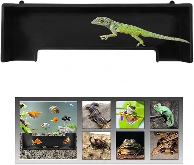 Shrimp Cave Aquarium Tunnel - Fish Tank Decorations, Corner Hideout, Hides for Aquarium - Tank Accessories