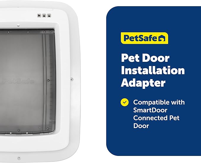 PetSafe SmartDoor Connected Pet Door Installation Adaptor - Allows for Installation in Metal, Glass & Walls - Minimizes Signal Interference - Weather-Resistant - Large