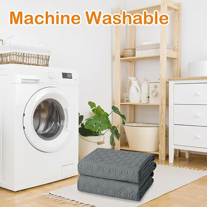 hyha Waterproof Dog Bed Blanket, Soft Pet Blankets, Waterproof Couch Cover for Dogs, Reversible Sofa Covers Washable for Furniture (30x53 Inch, Dark Grey/Dark Grey)