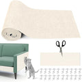Cat Scratching Mat, 118" x 15.8" Self-Adhesive Trimmable Cat Scratching Carpet Mat with 20 Screws, DIY Cat Scratchers Furniture Protector for Indoor Cats, Couch, Wall and Cat Tree Shelves