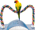Bird Perch,Bird Rope Perch & Rope Perch,Bird Perches for Cage,Rope Perch for Conures,Parrots,Cockatiel,Lovebird,Budgerigar,Parakeet Rope Perches for Cage