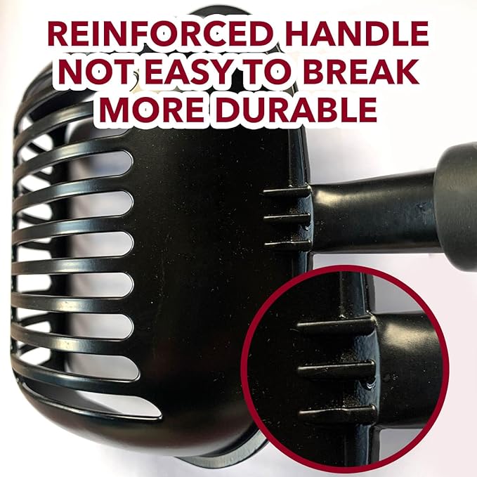 Cat Litter Scoop, Kitty Metal Scooper, Aluminum Alloy Sifter, Kitten Pooper Lifter, Deep Shovel, Long Handle, Poop Sifting, Durable, Heavy Duty, for Litter Box