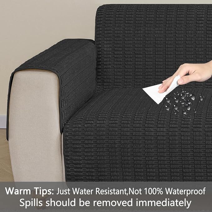 Muamar Dog Bed Cover Sofa Protector,Anti Slip Waterproof Sofa Covers for Living Room Couch Covers,Sofa Mat,Seat Cover, Dog Mat,Pet Pad for Furniture Bed Sofa Protector 1 Piece (60x70 inch, Black)