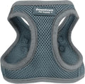 Downtown Pet Supply Step in Dog Harness for Small Dogs No Pull, X-Small, Titanium - Adjustable Harness with Padded Mesh Fabric and Reflective Trim - Buckle Strap Harness for Dogs