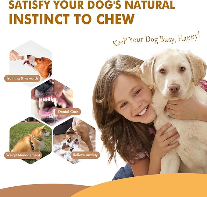 2 Pack Durable Dog Chew Toys for Aggressive Chewers-Puppy Teething Toys, Long-Lasting Dog Bones for Medium & Large Breeds-Indestructible Chew Toys for Dogs to Keep Them Busy & Support Dental Health