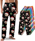 Custom Pajama Pants with Face customized PJ Pants Christmas Valentine gifts for Men Women