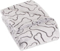 Bone Dry Embossed Bone Collection, Pet Blanket, 36x48, Black