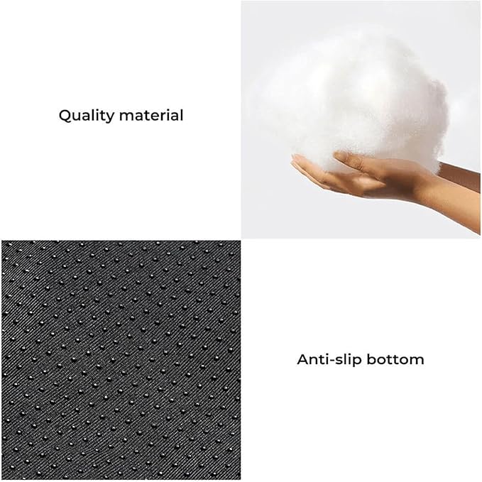 FUNNY FUZZY Pet Fluffy Fuzzy Couch Cover, Calming Washable Dog Bed Sofa Protector Pets Mat for Small Medium Dogs and Cats (Tie-dye Grey, 31.5"×25.5"×4.7")