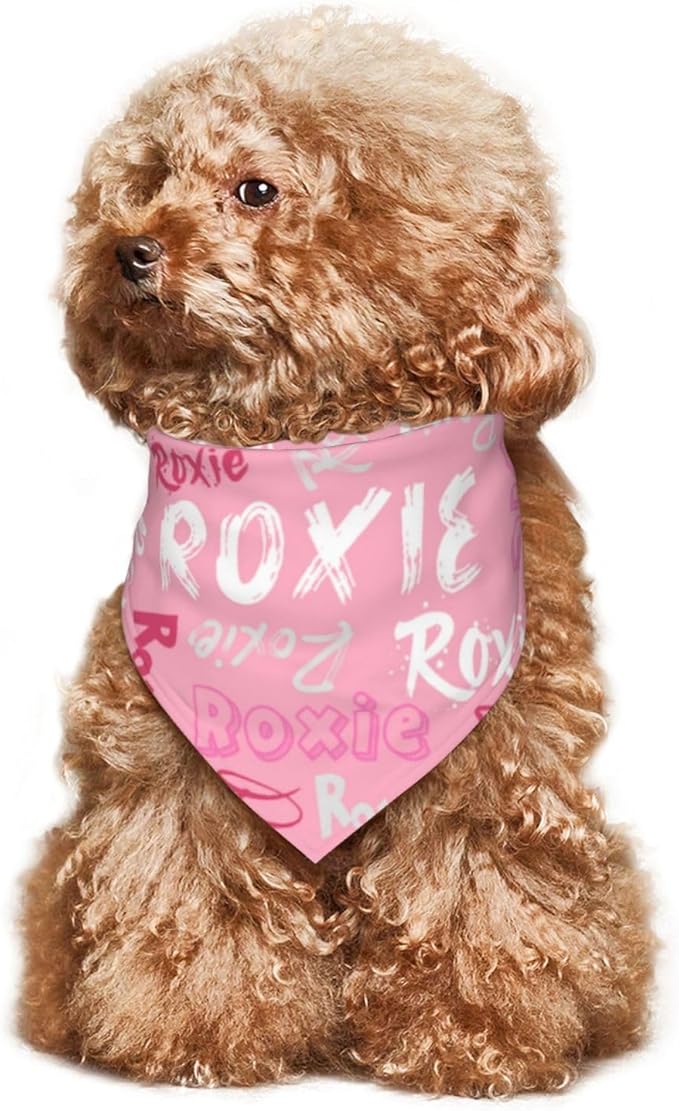 Custom Pet Scarf Personalized Dog Bandana with Name Personalized Add Your Text Bibs Triangle Head Scarfs Gift for Small Medium Large Dogs Cats Baby Puppy Pets Accessories
