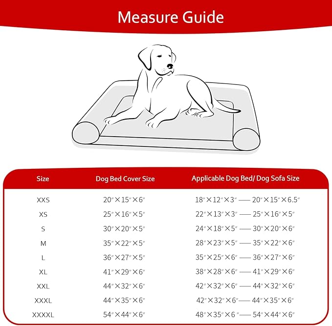 Waterproof Dog Bed Covers Replacement Washable Pet Hair Easy to Remove, Noiseless Quilted Puppy Pet Bed Cover Lovely Black Star Print 27x36 Inches, for Dog/Cat, Cover Only