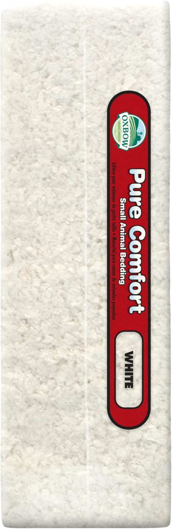 Oxbow Pure Comfort Bedding, Rabbit, Hamster, & Guinea Pig Bedding, Bunny Supplies for Litter Box, Pet Safe, Low Dust, White Paper, 72 Liter Bag