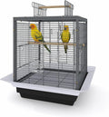 Garvee Small Bird Cage with Playground Stand, 20 Inch High Travel Bird Cage for Parrot, Parrot Carrier for Parakeet, Cockatiels, Budgies Medium Small Sized Birds