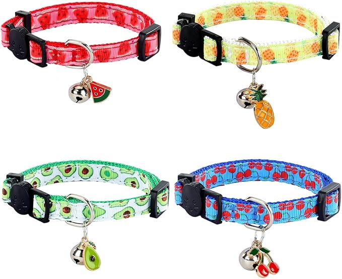 Yizepet Cat Collars with Bells, Breakaway Kitten Collar, Cute Kitty Collar, Pet Supplies Accessories
