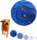 PawPlay 2026 Smart Interactive Dog Ball, Rechargeable Electronic Pet Toy with Type-C Charging, Blue Motion Activated Ball for Dogs, Indoor Outdoor Exercise and Training.