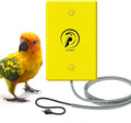 SYSAI Snuggle-Up Bird Warmer for Small Exotic Birds Like Parakeets or Cockatiels and Conure,104°F/113°F Adjustable, 4 X 6 Inches, Bird Heater for Cage