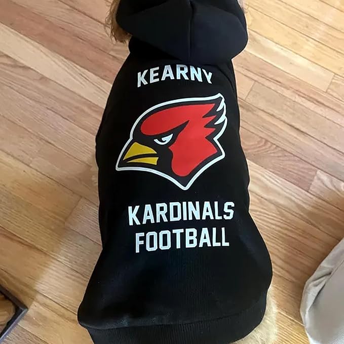 Custom Text & Logo Dog Hoodie, Embroidery Pet Sweaters for Small Dogs, Customized Pet Clothes Warm Winter Outfit for Dogs, Bright Puppy Sweatshirt, Pets Birthday Outfit, Dog Lovers Gifts