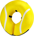 BENCMATE Inflatable Dog Cone Collar Alternative, Soft Dog Cone for Small Medium Large Dogs and Cats, Neck Recovery ECollar Donut Collar After Surgery (XLarge, Tennis)