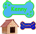 Personalized Dog Crate Sign Custom Dog Kennel Accessories Name Plate Doghouse Sign Decor